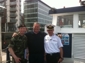 Captain Ray Kane, Eugene Garrihy and Captain Cormac Rynne
